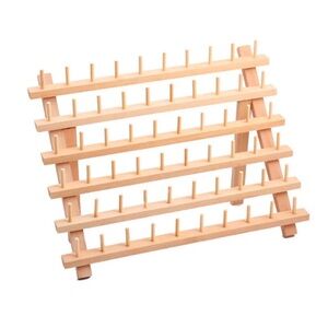 Wooden hair braiding rack